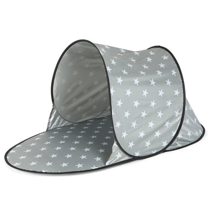 Tente de plage ouverture facile pop up pour enfants adultes - Couleur: Gris étoilé