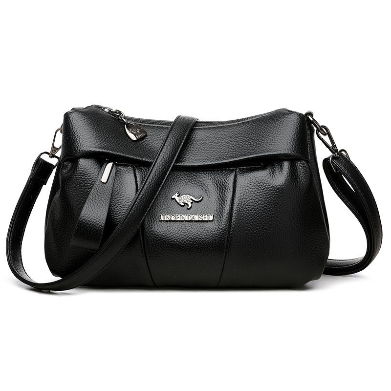 

This Crossbody Bag Is A Stylish and Versatile High-end Casual Single-shoulder Bag for Middle-aged People чорний