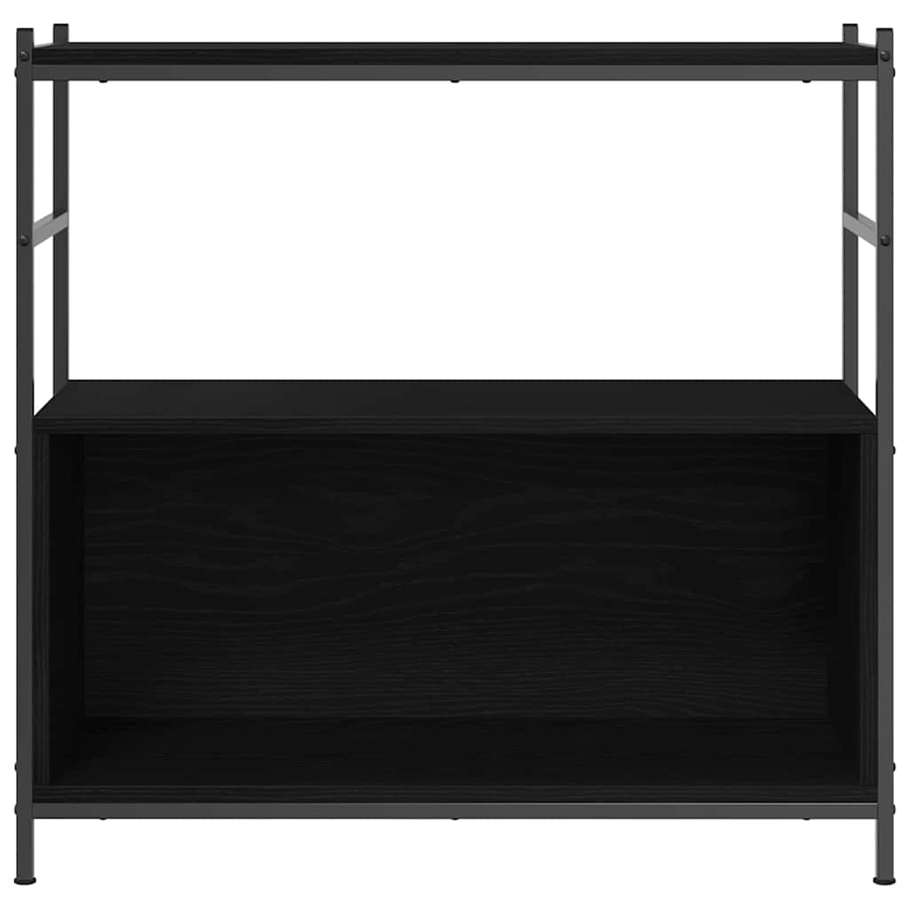 Shelf Black Oak Look 80 X 30 X 78.5 Cm Engineered Wood
