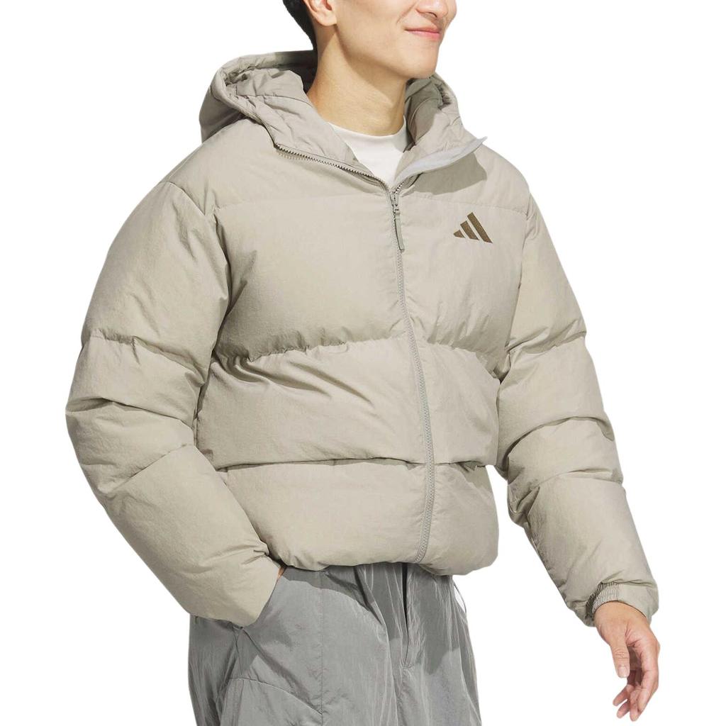 adidas Sports Casual Running Warm Comfortable Cotton Jacket Men Jacket Light-Green JM4625