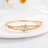 Double Layer Irregular Hollow Female Temperament Fashion Unique Ins Style Versatile Bracelet