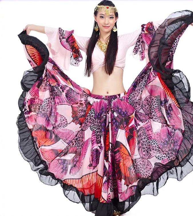 Oriental Dance Swinging Skirt Flower Skirt Set Belly Dance Skirt Swinging Dance Skirt Belly Dance Skirt Set