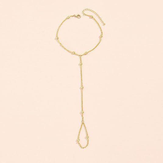 Stainless steel bracelet women's finger chain