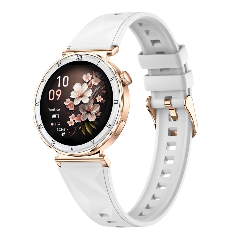 Sleep Health Monitor Women Smartwatch Information Push Blue Tooth Call Smart Watch Sports Fitness Music 1.19 Inch Amoled Screen