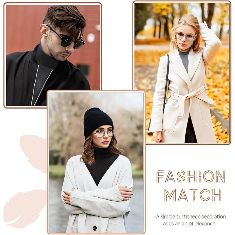 Soft Cotton Modal Inner Neck Cover Solid Color False Collar For Woman Mock Neck Half Top Detachable Collars Neck Free Size