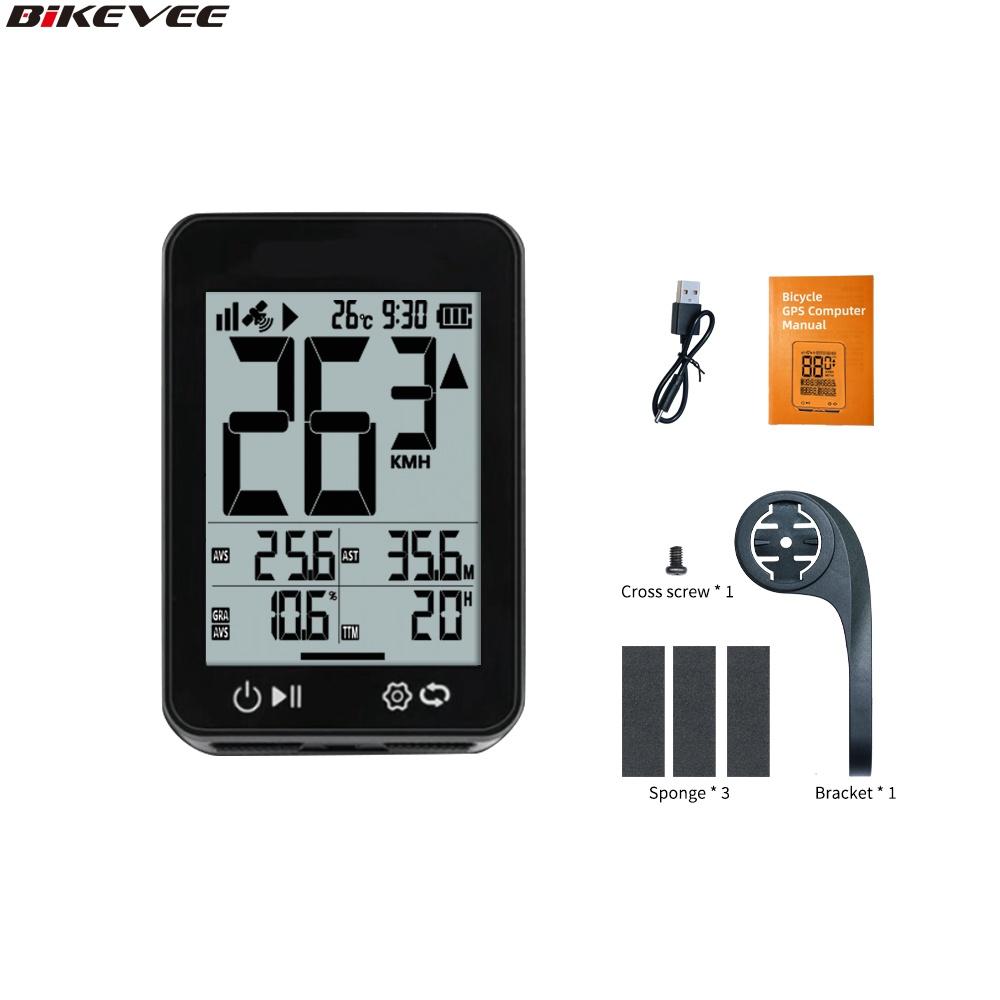 Wireless Bike Computer Speedometer Odometer Stopwatch Waterproof Rechargeable GPS Bicycle Computer Cycling Accessories