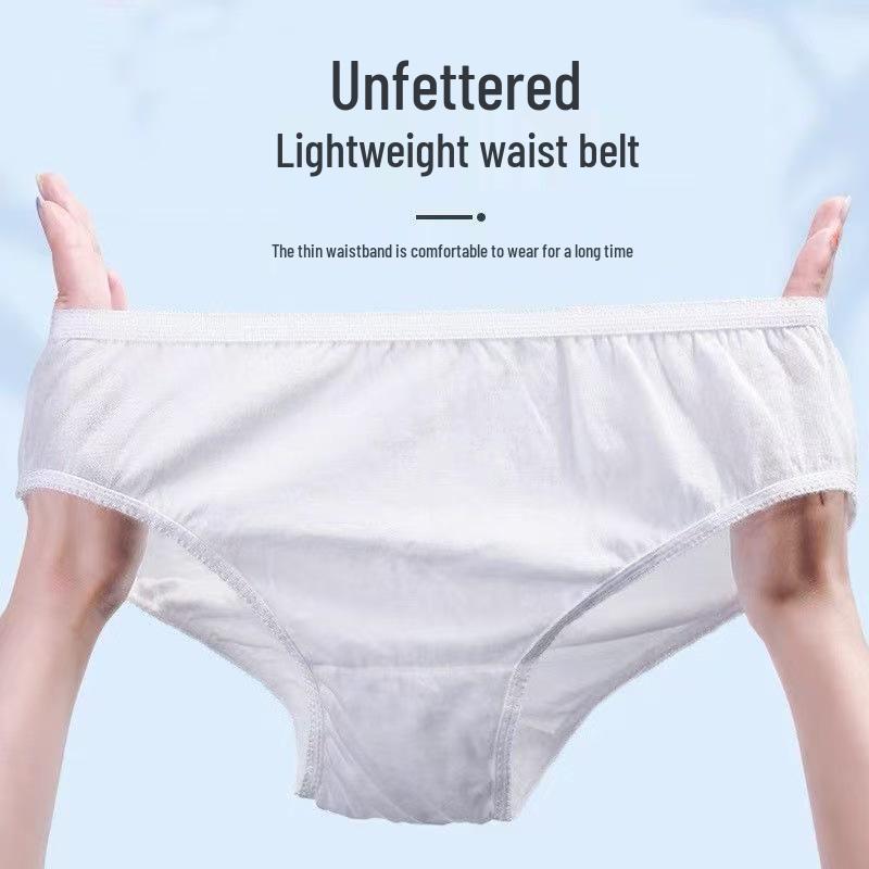 Antibacterial No-Wash Disposable Underwear for Pregnant and Postpartum Women - Individually Packaged for Travel and Daily Use