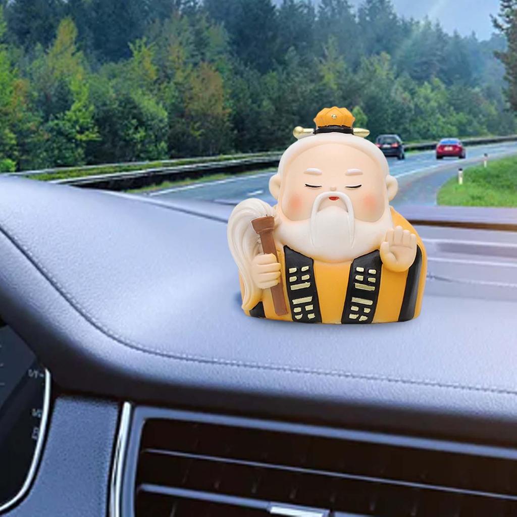 Car Dashboard Ornament Cute Collectible Statue Desktop for Housewarming