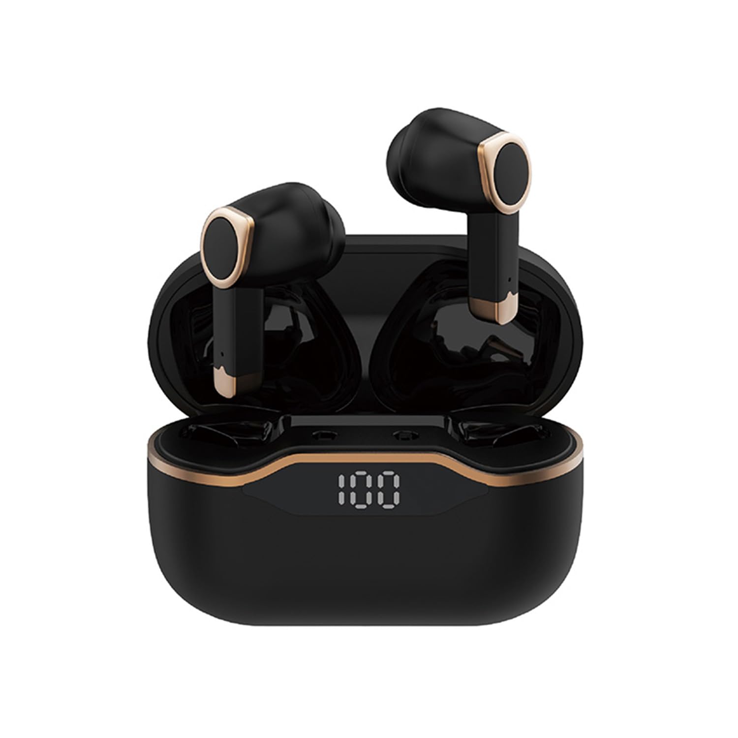 

Green House Wireless Earphones, Bluetooth 5.3, AAC, Built-in Microphone, Auto Pairing, Black, GH-TWSV-BK