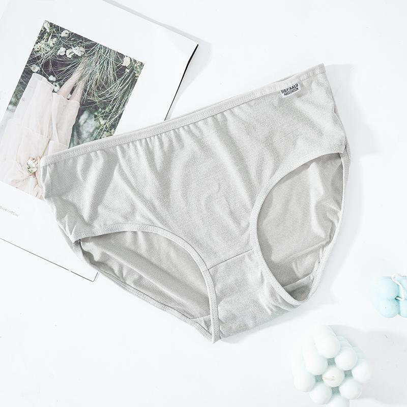 Dámské bavlněné kalhotky spodní prádlo sexy kalhotky jednobarevné nízký pas spodní prádlo bezešvé kalhotky