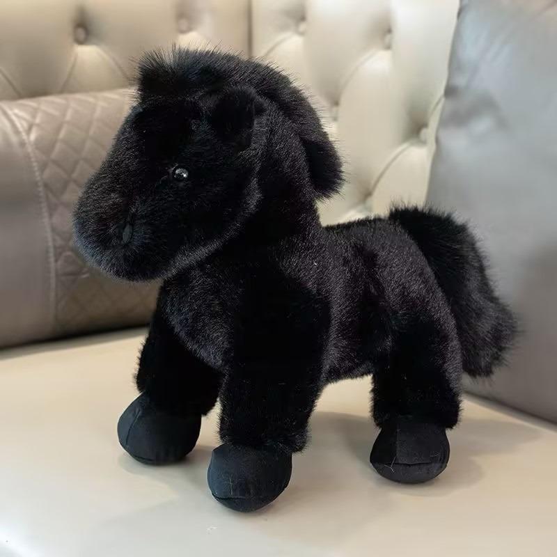 Crying horse doll to work horse to get off work horse mascot pony doll will be rich soon annual meeting event gifts