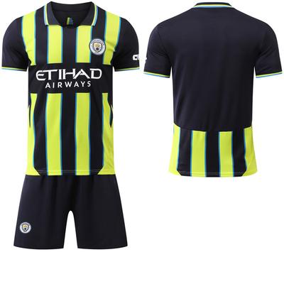 2024-25 Man City Away Jersey #9 Haaland #17 De Bruyne Football Jerseys