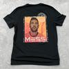 Messi Collection GOAT Graphic T-Shirt Size Large Black Mens Soccer Streetwear Unisex T-Shirt