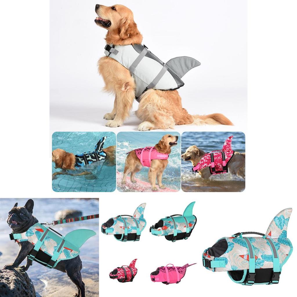 Vibrant Sailboat Pattern Dog Life Jacket For Small And Large Dogs
