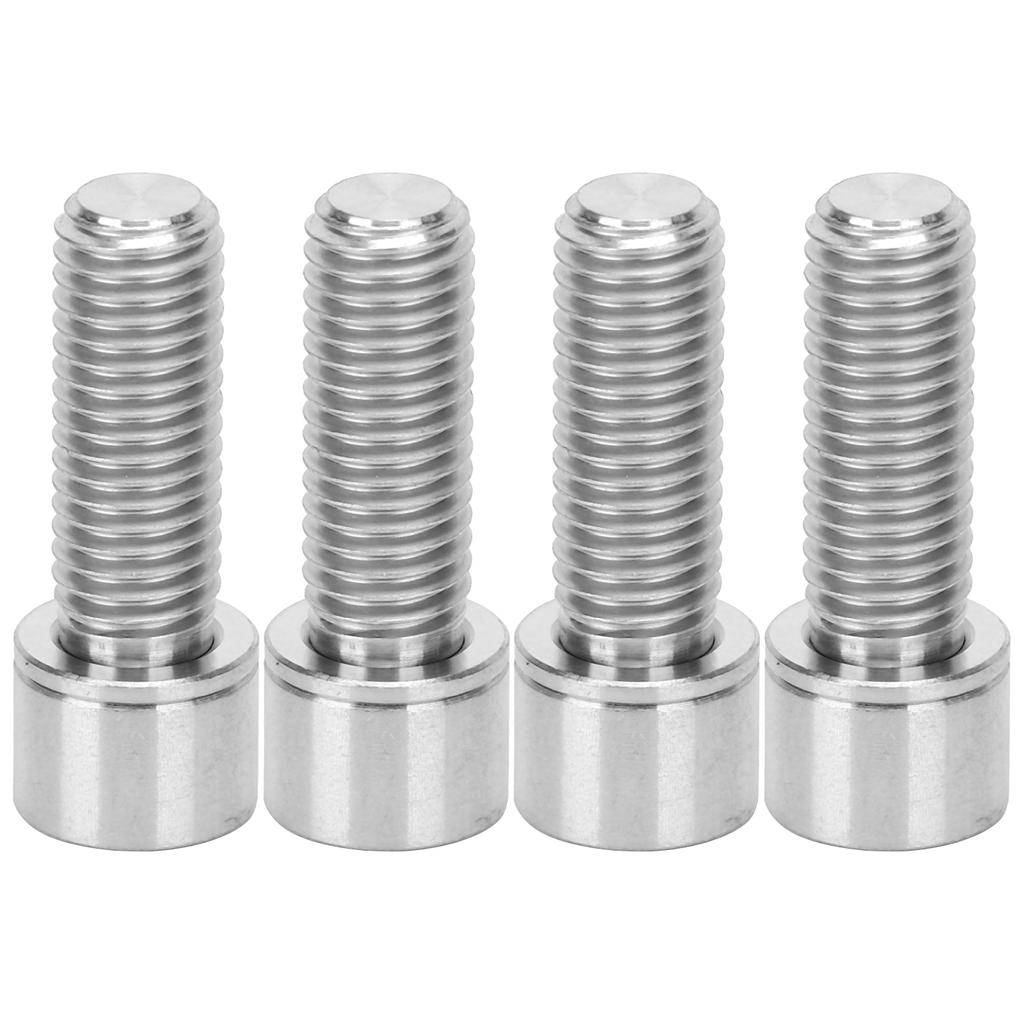 4Pcs Bike Handlebar Stem Bolts Screw Bicycle Titanium Alloy Stem Inner Hex Screws M7x20mm