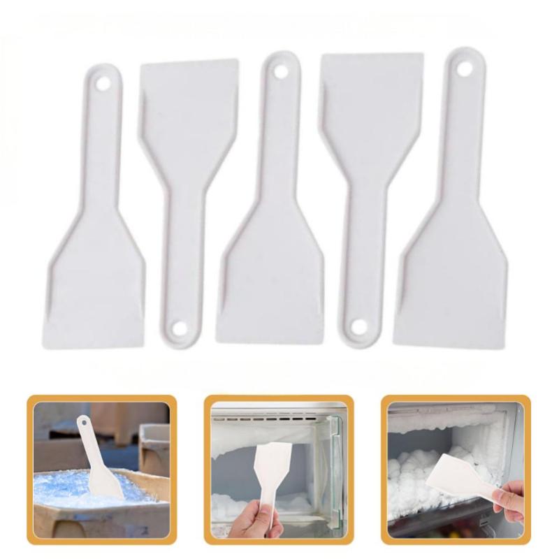 5Pcs Freezer Deicers Refrigerator Deicer Ice Scraper Defrost Shovel Household Refrigerator Freezer De-Icing Shovel Kitchen Tools one size