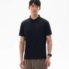 Anta Training Series Solid Color Moisture Wicking Breathable Casual Polo Shirt Men Tops Black 952427121-5