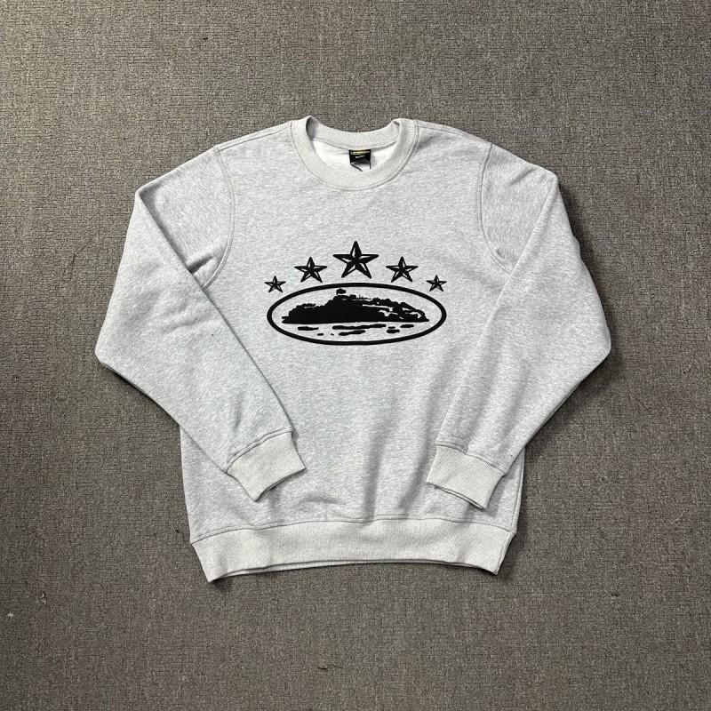 26 American Streetwear Graphic Print Crewneck Sweatshirt Loose Fit Teens