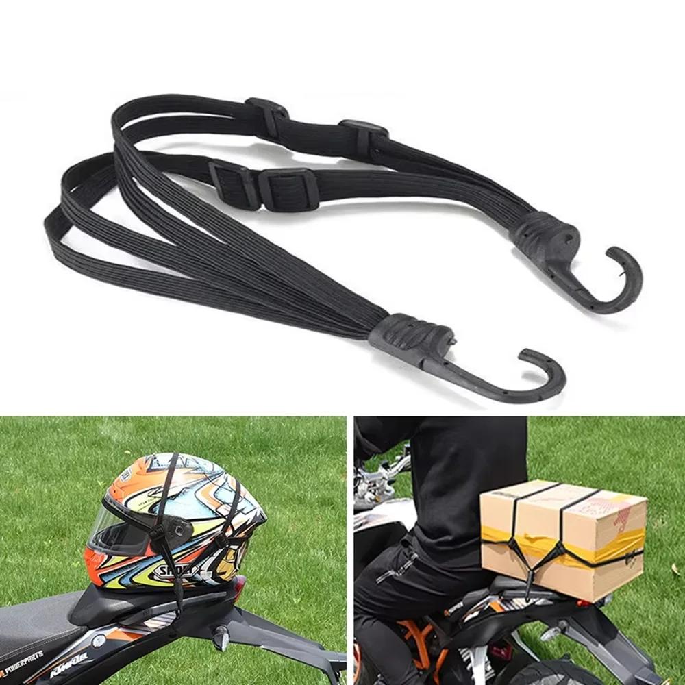 24"/60cm og 35,4"/90cm Motorsykkelhjelm Bagasjetau Strikk Båndasje Bagasjehjelm Uttrekkbart Elastisk Stropp med 2 Kroker