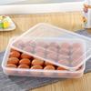 1/2pcs-Egg Storage Box With Lid Kitchen Refrigerator Egg Box Egg Drop Rack Egg Storage Box Fridge Egg Organizer 30 Grid Egg Tray