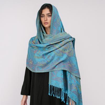 Szal Paisley Pashmina Kobiety Żakardowy Wzór Orzechowy Szaliki Kwiaty Brzegi Damskie Frędzle Koc Owijki Etniczne Szale