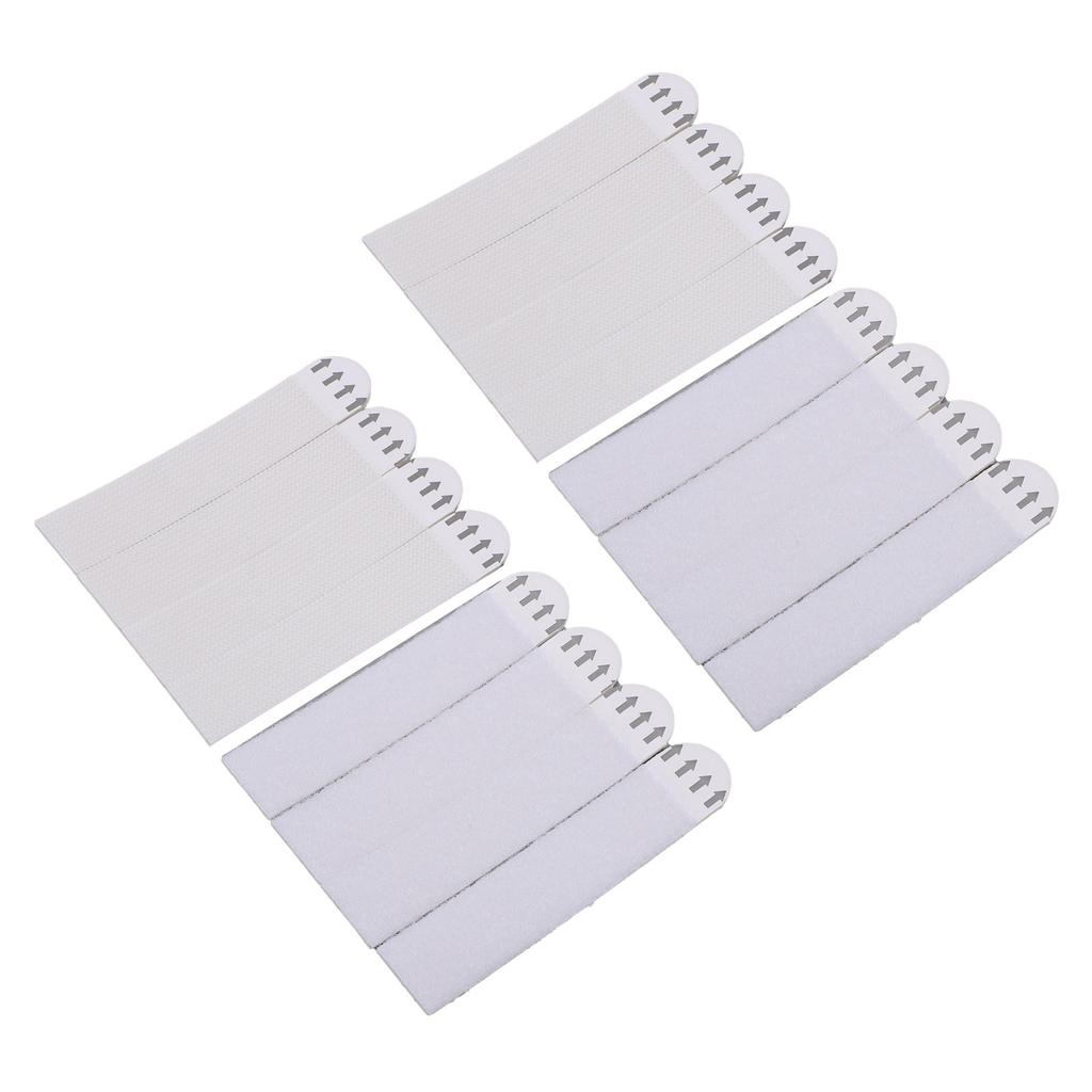 10 Sets Picture Frame Hanging Strips Touch Fastener Mounting Strip Adhesive Tape for Installing Photos Decorations