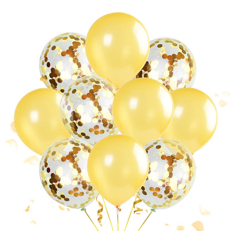 Decorative Latex Confetti Balloons Set for Birthdays and Weddings