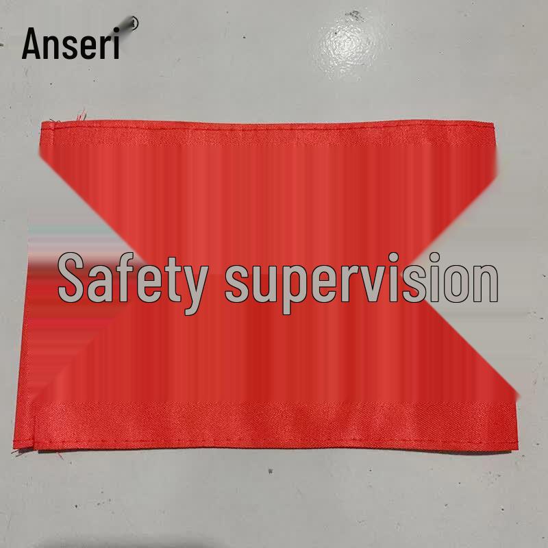 Ancai Rui Red Safety Armband with Pin