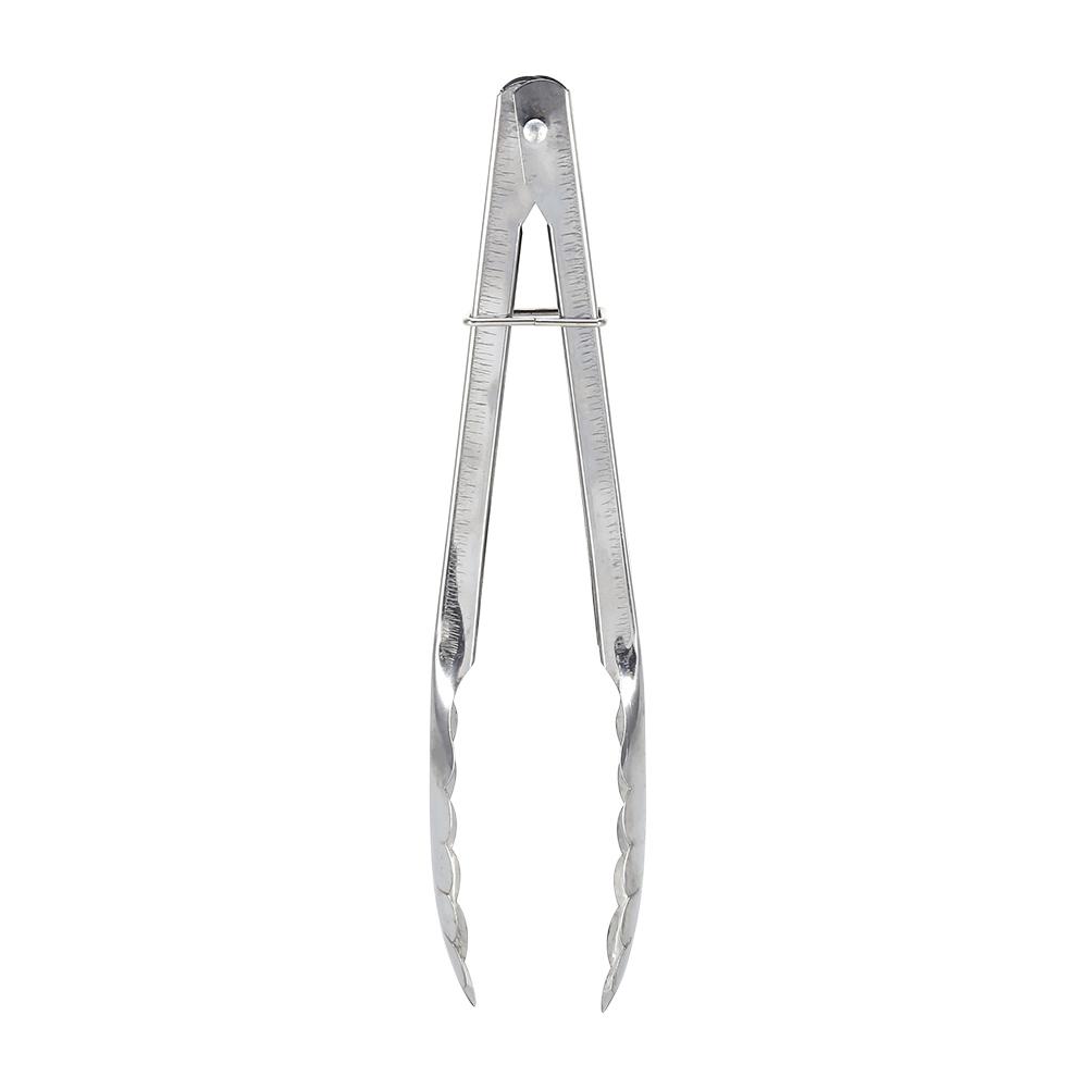 9" Stainless Steel BBQ Clip Buffet Food Tongs Bread Steak Kitchen Serving Clamp Tools