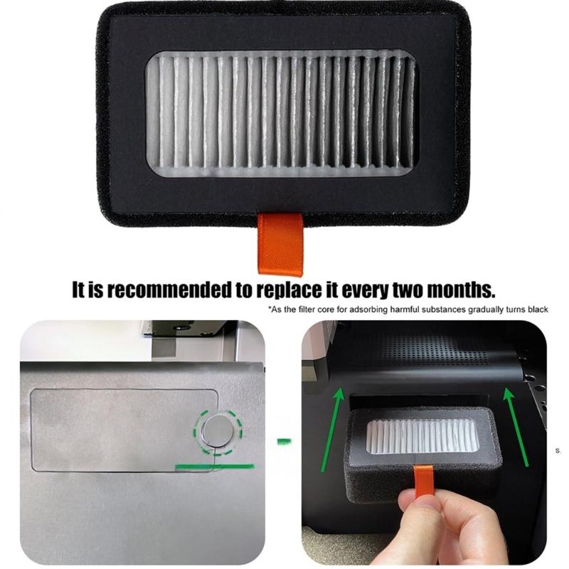 Universal Activating Carbon Air Filter Cartridge For X1C/P1P/P1S Efficient Odor Removal And Air Quality Improvement