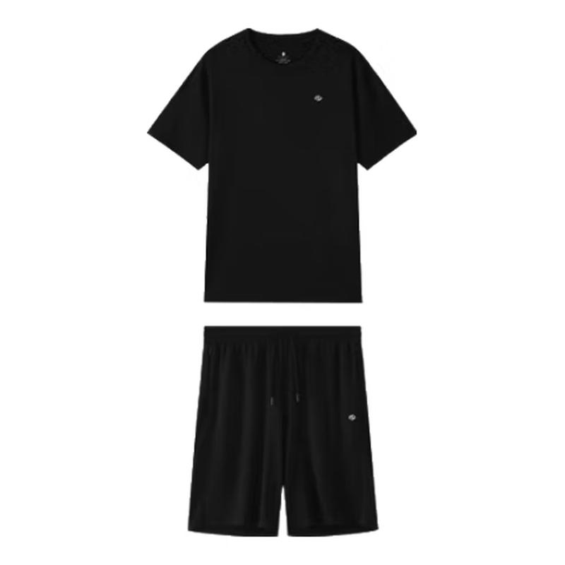 Herren Quick-Dry Laufshirt & Shorts Set