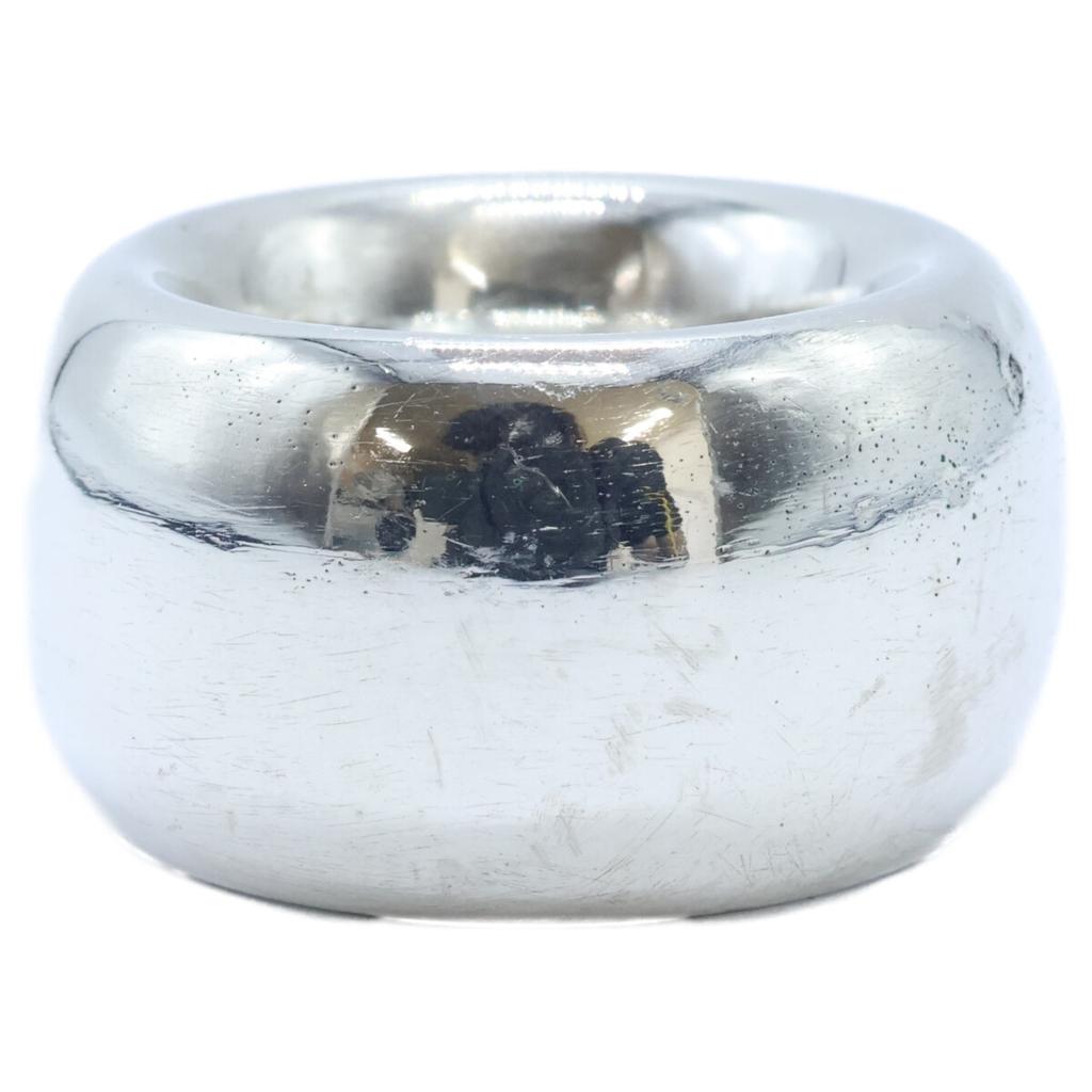 BOTTEGA VENETA 649533 V5081 3707 Ag925 Heavy Plane Ring ring 13 SilverUsed