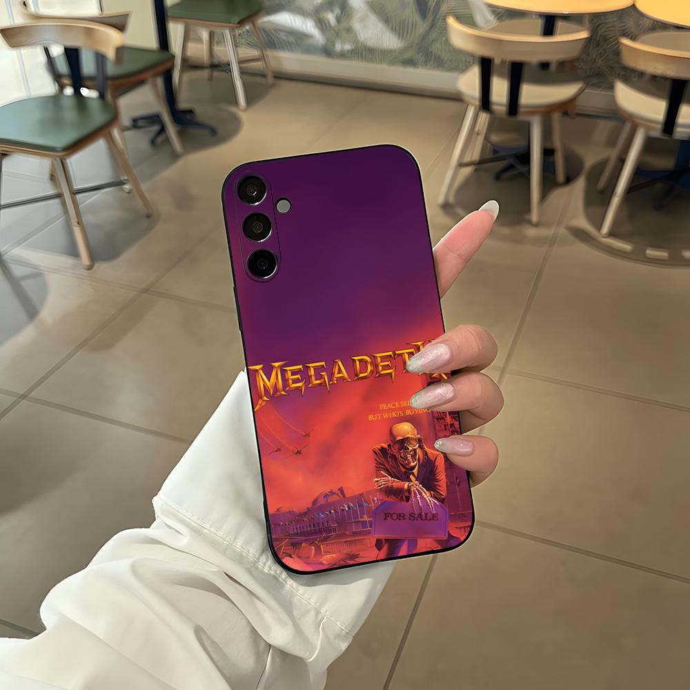 Band M-Megadeth Phone Case For Samsung S26 S25 Edge S24 S23 S22 S21 S20 Ultra Plus Fe Galaxy Silicon Cover