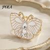 Elegant Butterfly Brooch Scarf Ring, Exquisite Clip, Buckle Durable Ring Stylish Pin for Scarves Shawls Fashion Styling Clip