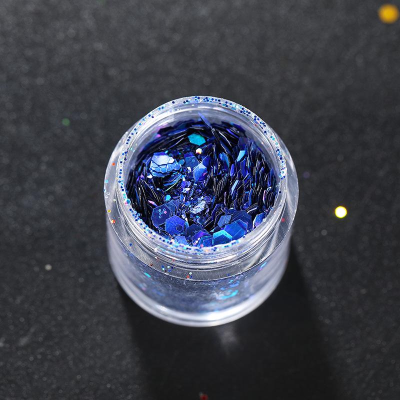 8g Iridescent Glitter Nail Art Sequins