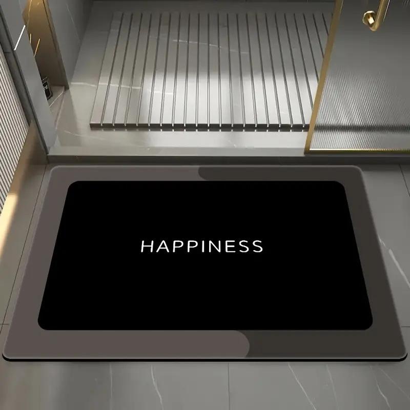 Diatom Mud Cushioned Floor Bathroom Floor Mat Absorbent Bathroom Door Door Non-slip Foot Mat Simple Household