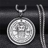 The Planets Mercury Stainless Steel Necklace Seal of Seven Archangels Secret of Universe Necklaces Jewelry talismanes poderosos