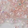 Seven-Color Iridescent Glass Crystal Beads for DIY Jewelry