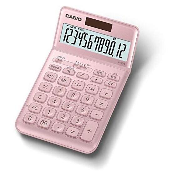 Casio Stylish Calculator Light Pink 12 Digits Just Type JF-S200-PK-N