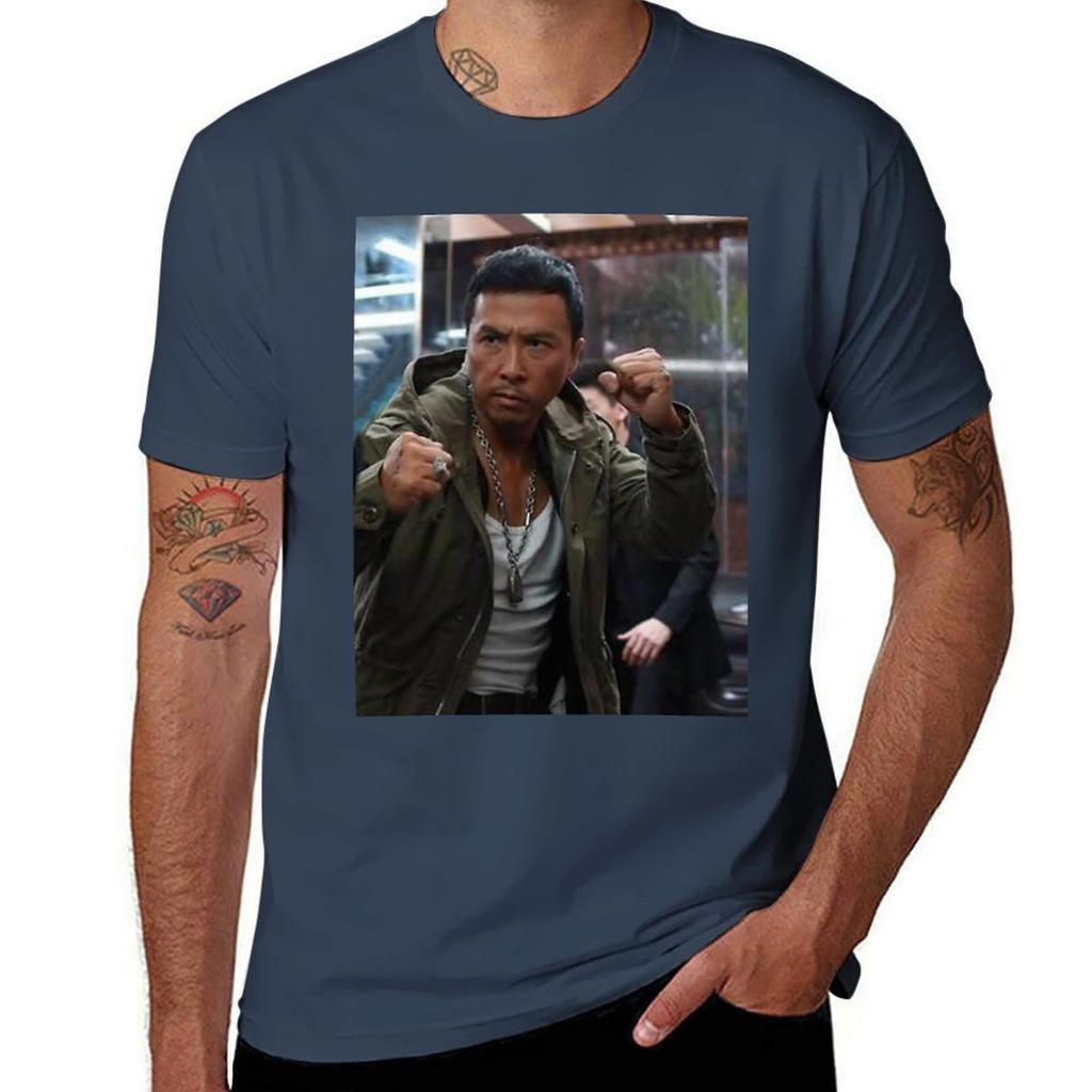 T-shirt Donnie Yen T-shirt Per Unisex Pacco T-shirt in Cotone Per Unisex Grafica Divertente T-shirt