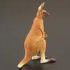 PVC Kangaroo Action Figures Handmad Simulated Wild Kangaroo Figurines  Kids Birthday Gift