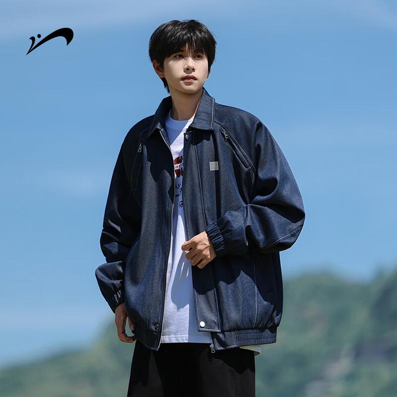 Guirenniao Men s Plus Size Retro Lapel Casual Jacket 4XL