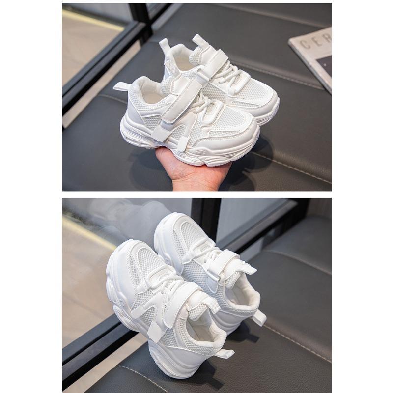 Pantofi pentru copii Pantofi albi mici pentru băieți Primăvară Pantofi noi pentru tată Versiune coreeană Casual Respirabili Pantofi sport pentru fete Pantofi de alergare