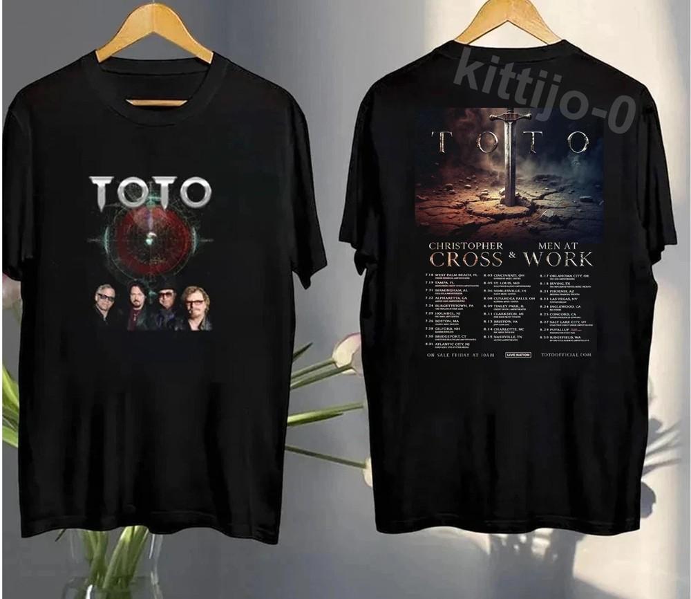 !!! Футболка с концерта TOTO Band Christopher Cross World Tour 2025 Все размеры Унисекс XXXL