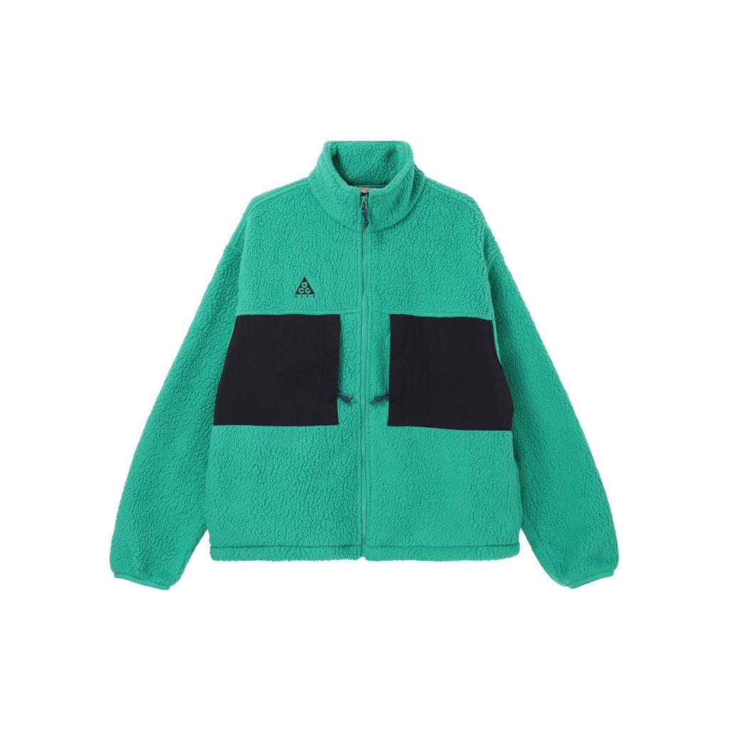 Nike ACG Casual Sports Fleece Warm Color-Block Stand Collar Jacket Men Jackets Green CT2950-370