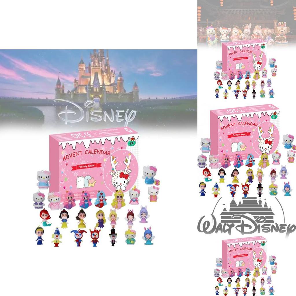 Adorable Pink Cartoon Princess Cat Blind Box Set With 24 Collectible Figures For Kids