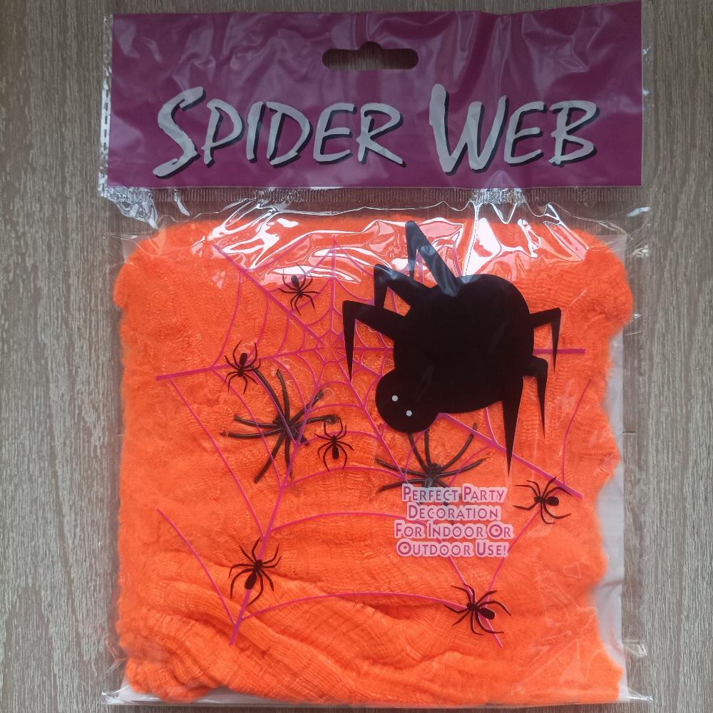 Halloween Spinnennetz Dekoration Requisiten: Baumwollgewebe 20 g, 40 g, 60 g, 100 g – Großes Lager verfügbar