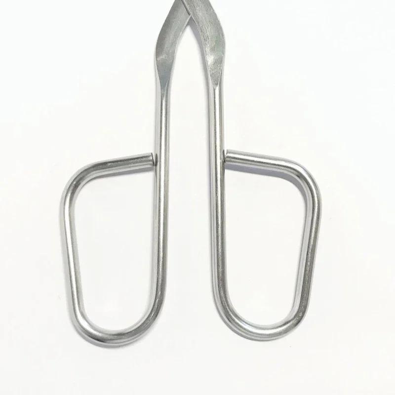 Heat Resistant Hollow-Out Barbecue Clip, Food Tongs, BBQ Accessories, Stainless Steel Material for Kitchen BBQ