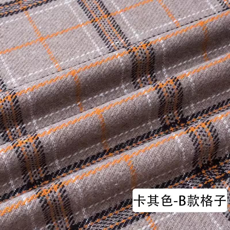Thickened Double Sided Imitation Wool Cashmere Fabric Tweed Cloth Soft Winter Clothing DIY Coat Material 150*50cm