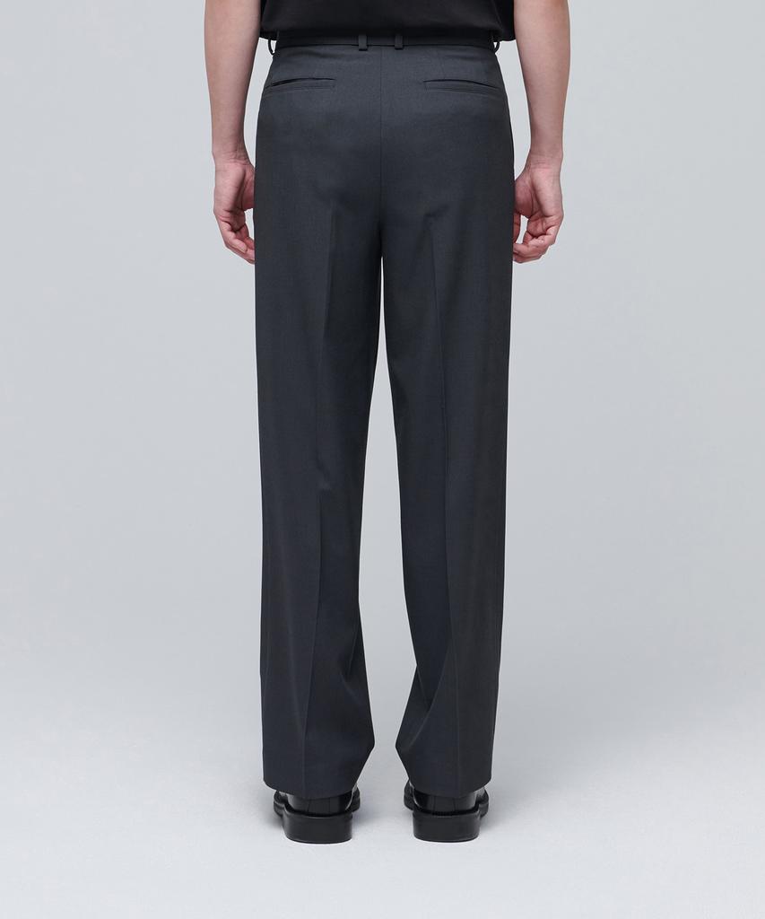 MUSINSA STANDARD Real Wide Belted Slacks [Gray]